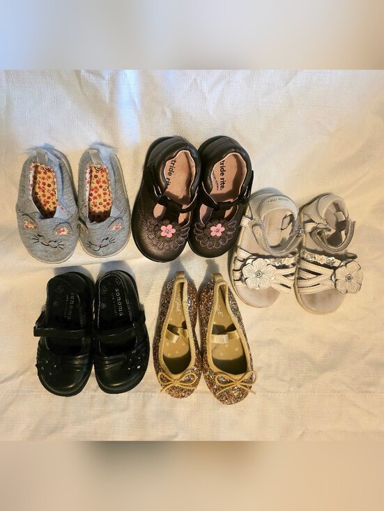 Stride Rite Other - 3 For $30😃 5 Pairs Of Toddler Girl Shoes Dressy, Casual & Sandals